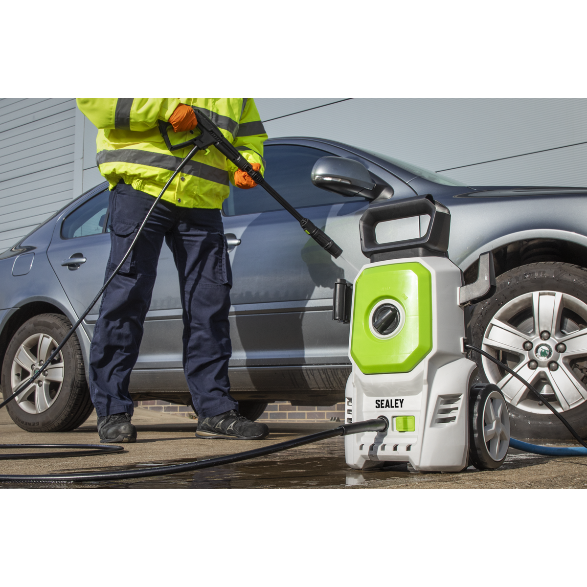 Pressure Washer with Snow Foam 100bar 390L/hr PW1610COMBO