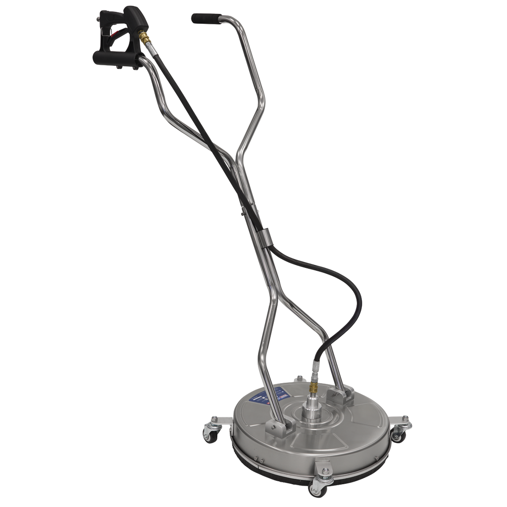 18" Surface Cleaner, Dual Handle & Rotating Spray Bar - Stainless Steel PWAK18