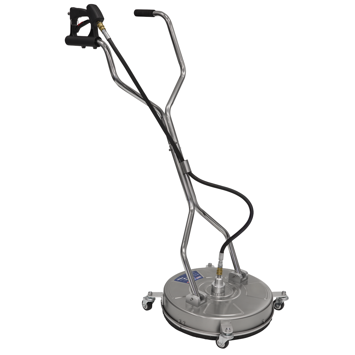18" Surface Cleaner, Dual Handle & Rotating Spray Bar - Stainless Steel PWAK18