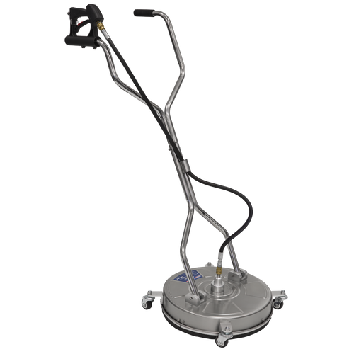 18" Surface Cleaner, Dual Handle & Rotating Spray Bar - Stainless Steel PWAK18