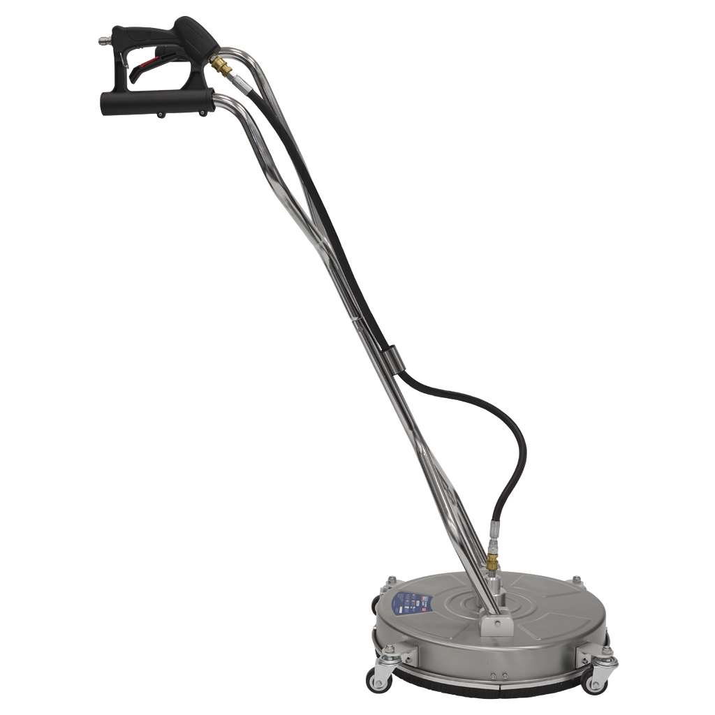 18" Surface Cleaner, Dual Handle & Rotating Spray Bar - Stainless Steel PWAK18