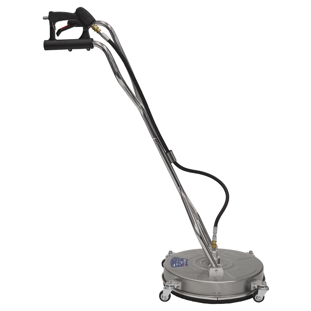 18" Surface Cleaner, Dual Handle & Rotating Spray Bar - Stainless Steel PWAK18