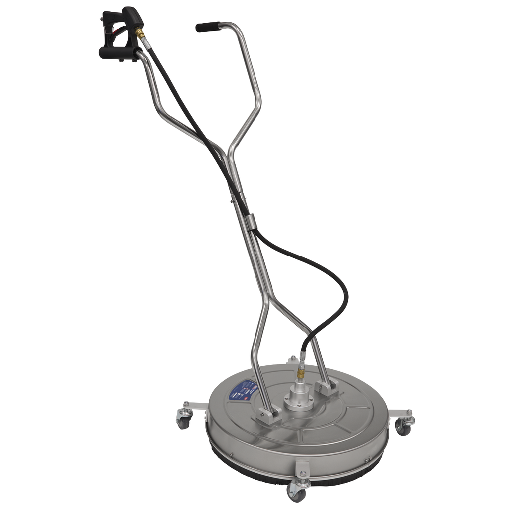 24" Surface Cleaner, Dual Handle & Rotating Spray Bar - Stainless Steel PWAK24