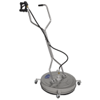 24" Surface Cleaner, Dual Handle & Rotating Spray Bar - Stainless Steel PWAK24