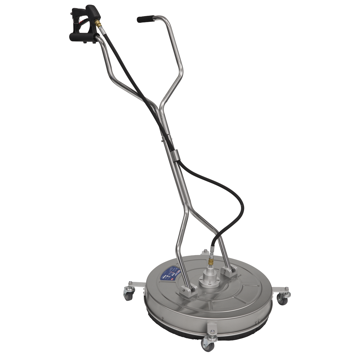 24" Surface Cleaner, Dual Handle & Rotating Spray Bar - Stainless Steel PWAK24