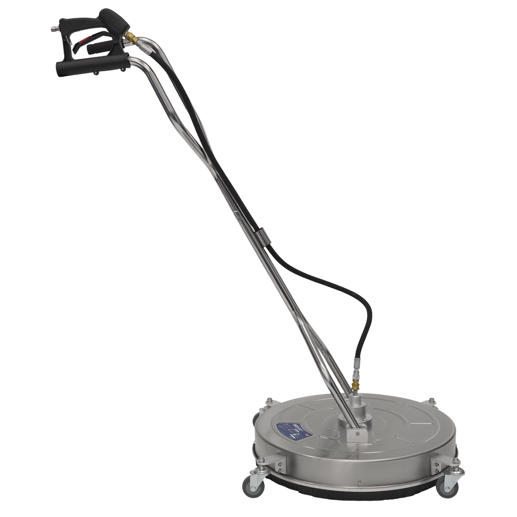 24" Surface Cleaner, Dual Handle & Rotating Spray Bar - Stainless Steel PWAK24