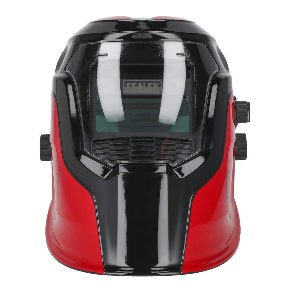 Auto Darkening Welding Helmet Shade 9-13 - Red PWH1
