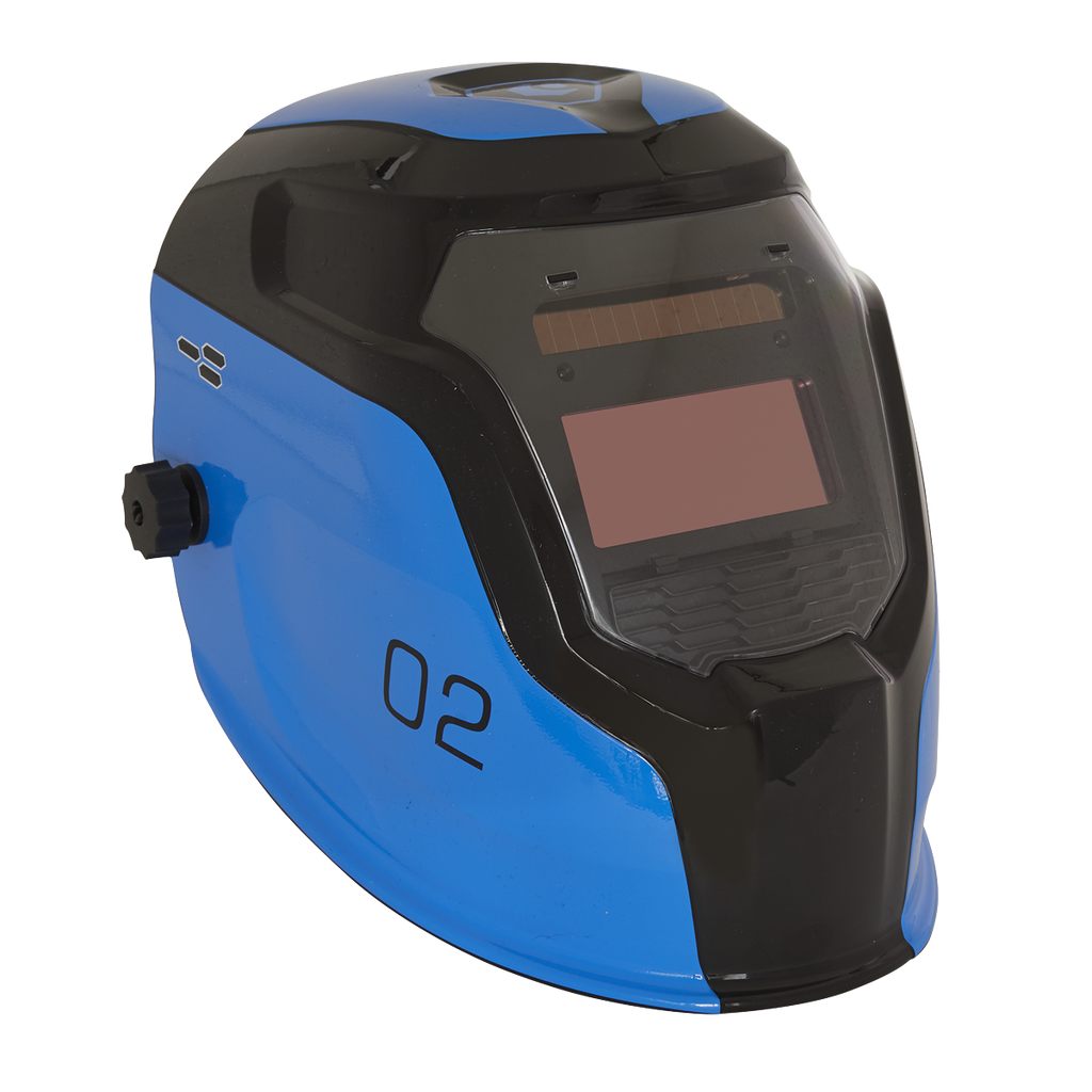 Auto Darkening Welding Helmet Shade 9-13 - Blue PWH2