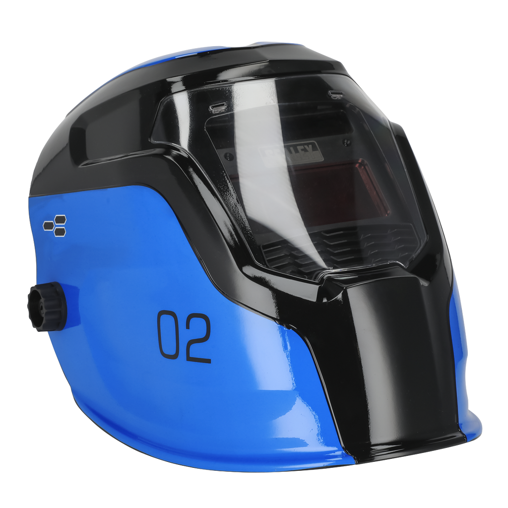 Auto Darkening Welding Helmet Shade 9-13 - Blue PWH2