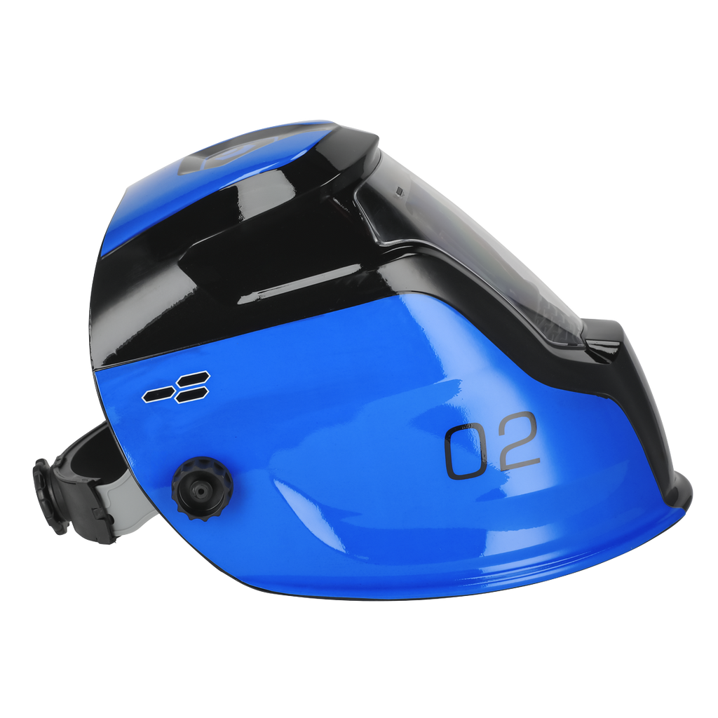 Auto Darkening Welding Helmet Shade 9-13 - Blue PWH2