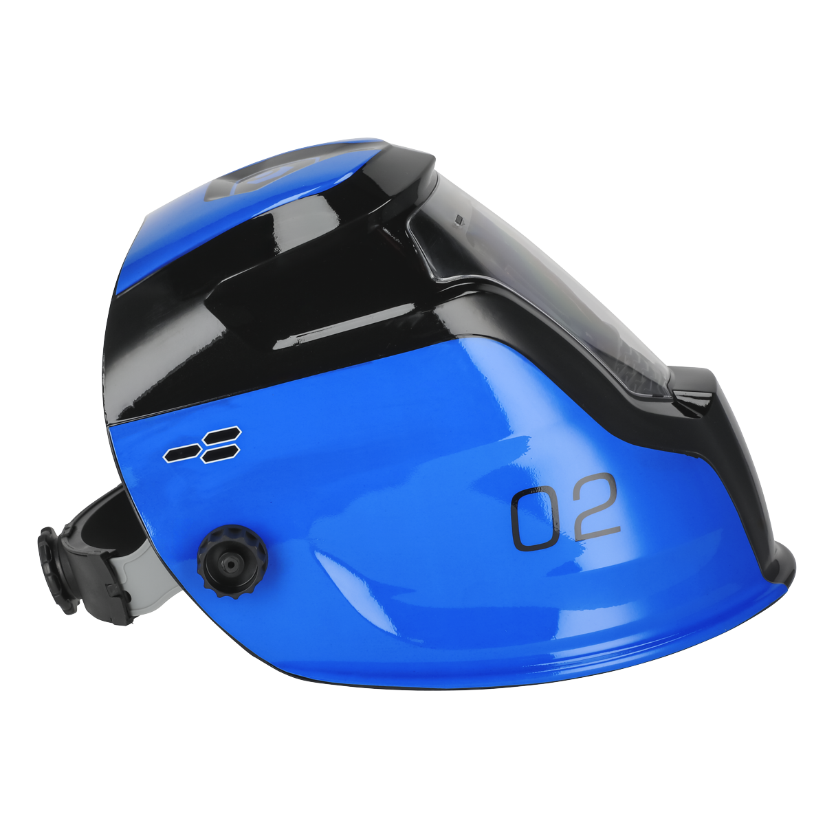 Auto Darkening Welding Helmet Shade 9-13 - Blue PWH2