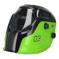 Auto Darkening Welding Helmet Shade 9-13 - Green PWH3