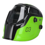 Auto Darkening Welding Helmet Shade 9-13 - Green PWH3
