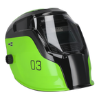 Auto Darkening Welding Helmet Shade 9-13 - Green PWH3