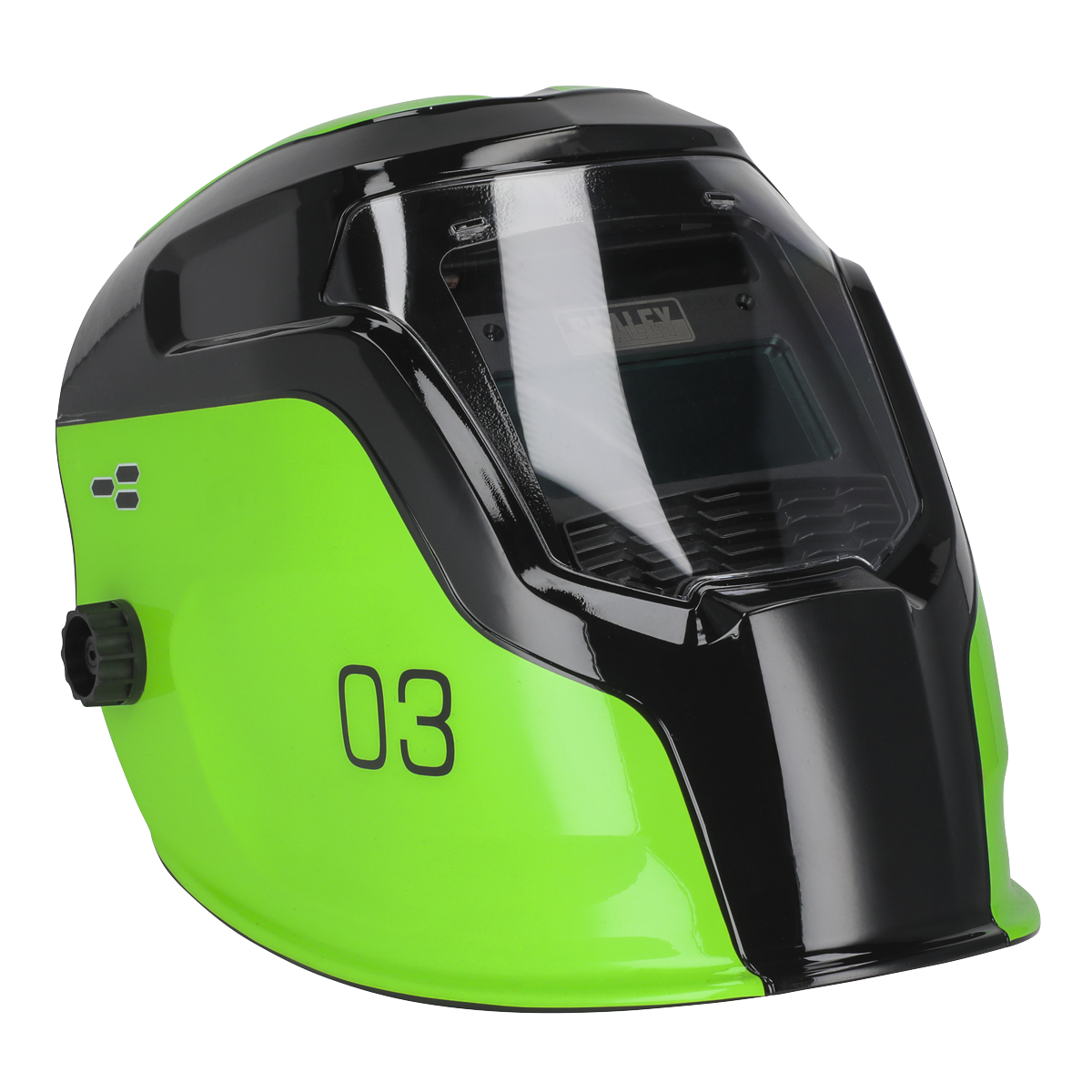 Auto Darkening Welding Helmet Shade 9-13 - Green PWH3