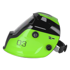 Auto Darkening Welding Helmet Shade 9-13 - Green PWH3