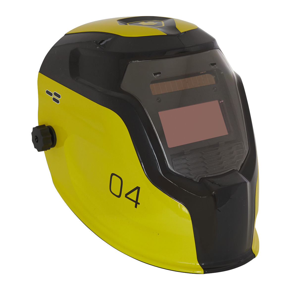 Auto Darkening Welding Helmet Shade 9-13 - Yellow PWH4