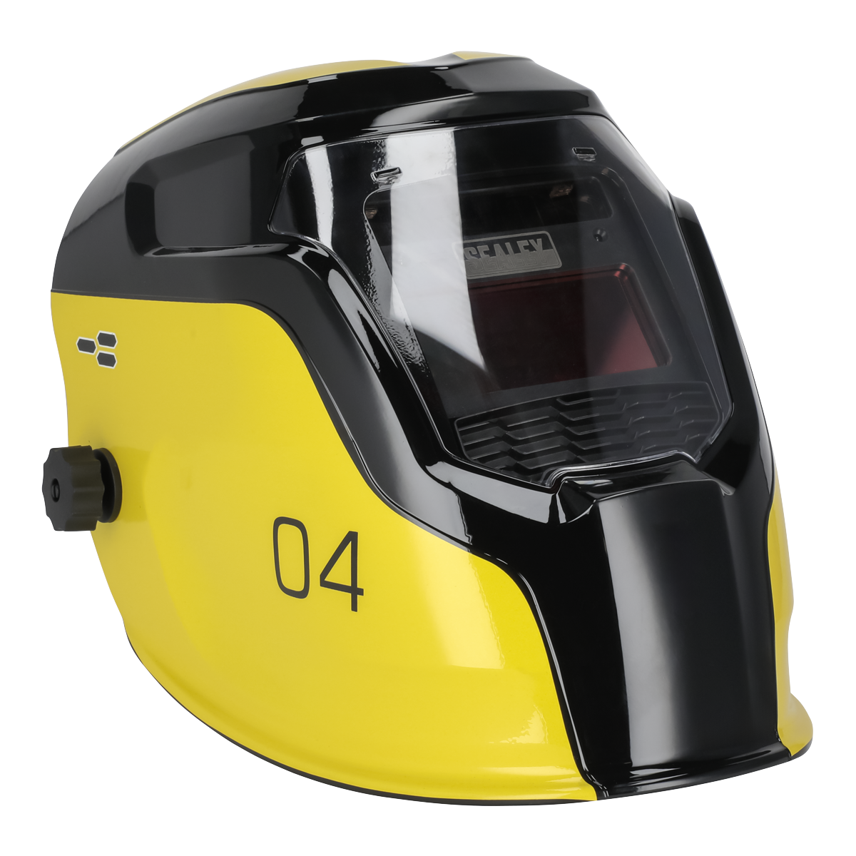 Auto Darkening Welding Helmet Shade 9-13 - Yellow PWH4