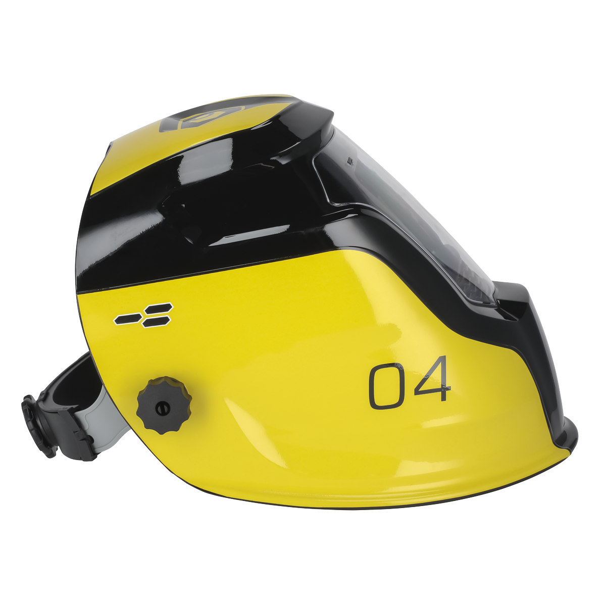 Auto Darkening Welding Helmet Shade 9-13 - Yellow PWH4