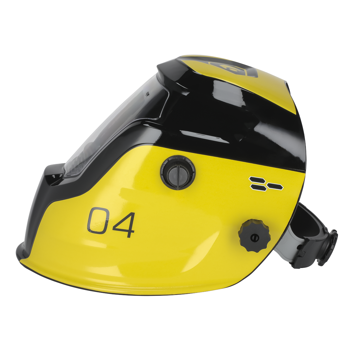 Auto Darkening Welding Helmet Shade 9-13 - Yellow PWH4