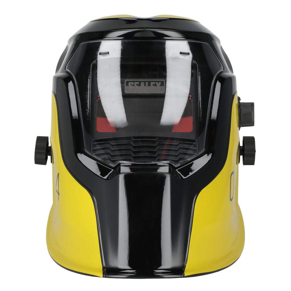 Auto Darkening Welding Helmet Shade 9-13 - Yellow PWH4