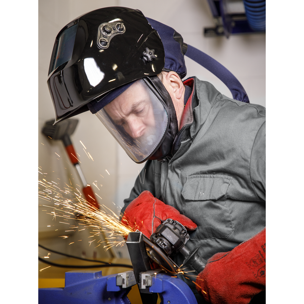 Auto Darkening Welding Helmet with TH2 Powered Air Purifying Respirator (PAPR) PWH616