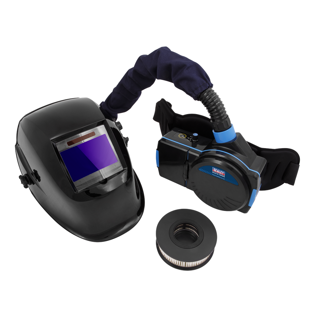 Auto Darkening Welding Helmet with TH2 Powered Air Purifying Respirator (PAPR) PWH616