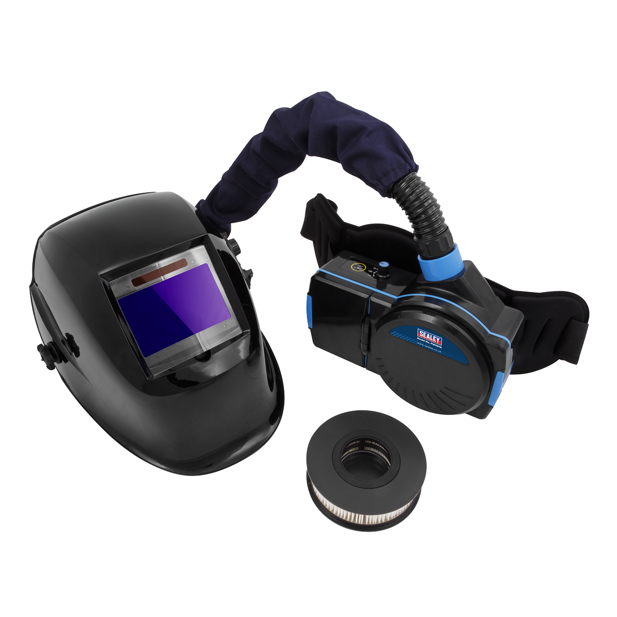 Auto Darkening Welding Helmet with TH2 Powered Air Purifying Respirator (PAPR) PWH616
