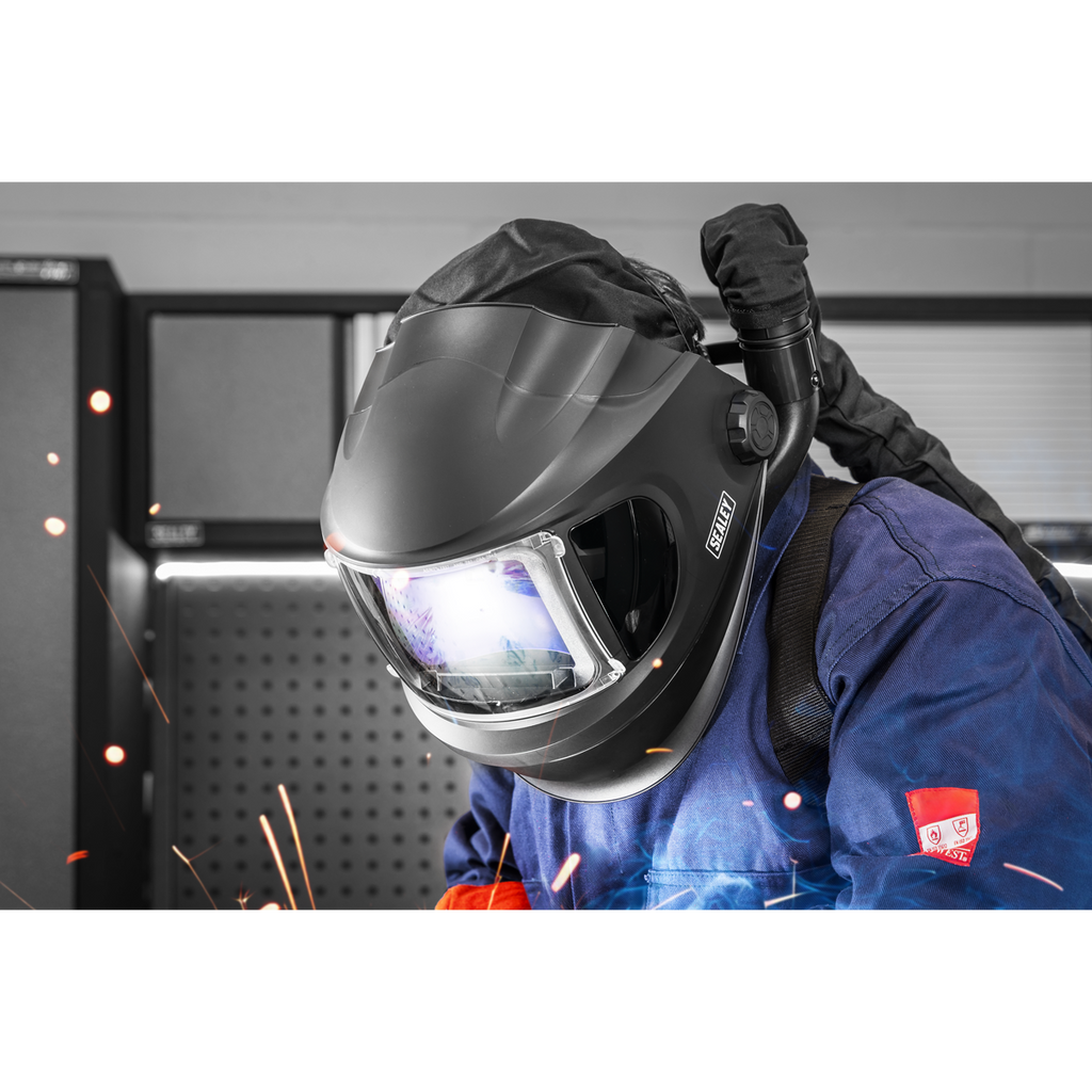 Auto Darkening Welding Helmet with TH3 Powered Air Purifying Respirator (PAPR) PWH618