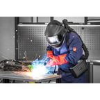 Auto Darkening Welding Helmet with TH3 Powered Air Purifying Respirator (PAPR) PWH618