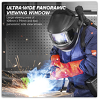 Auto Darkening Welding Helmet with TH3 Powered Air Purifying Respirator (PAPR) PWH618