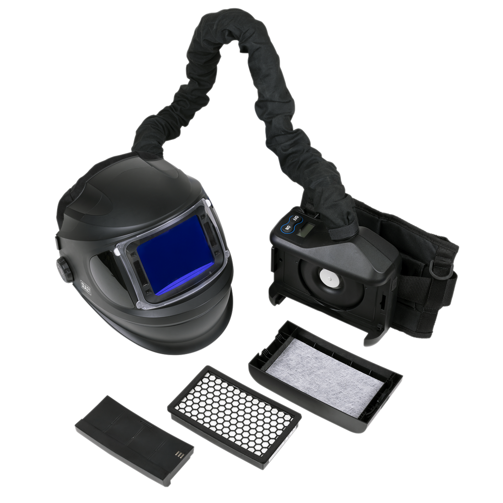 Auto Darkening Welding Helmet with TH3 Powered Air Purifying Respirator (PAPR) PWH618