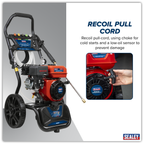 Pressure Washer 198bar 513L/hr Self-Priming 5.8hp Petrol PWM2500SP