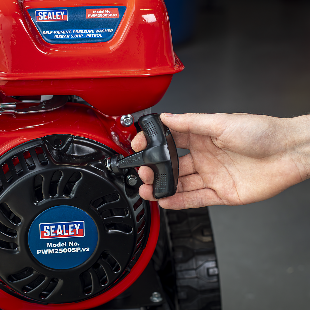 Pressure Washer 198bar 513L/hr Self-Priming 5.8hp Petrol PWM2500SP