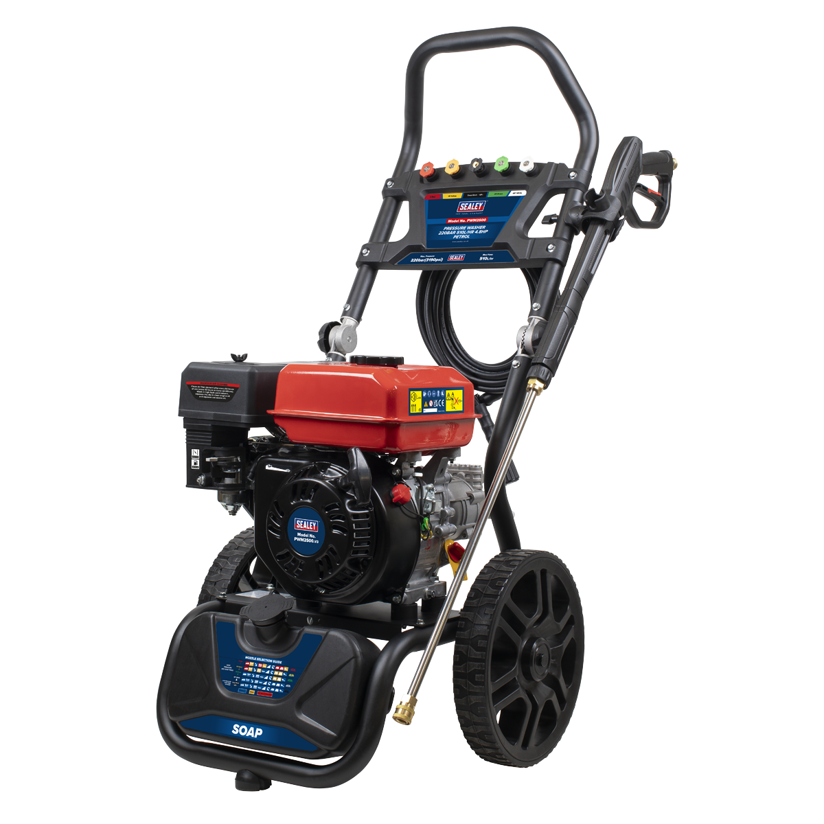 Pressure Washer 220bar 570L/hr 5.8hp - Petrol PWM2500