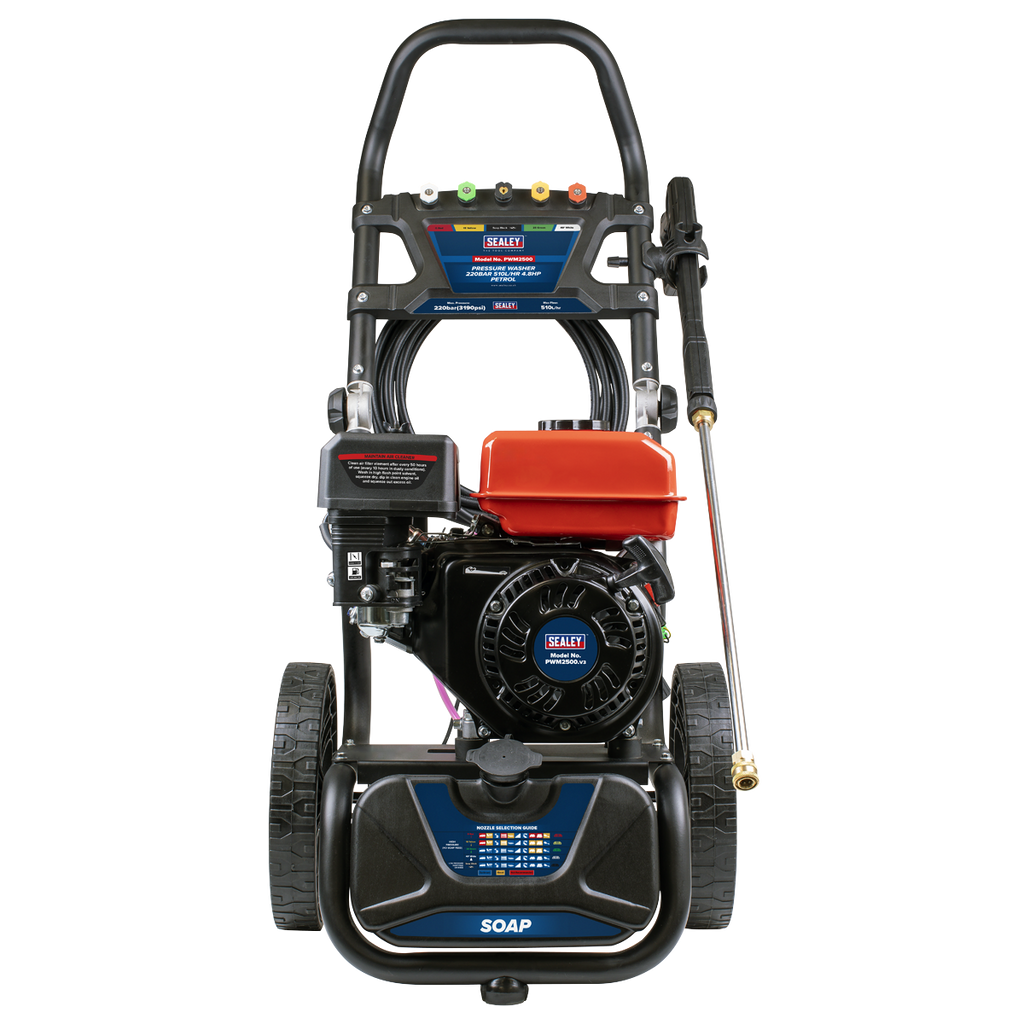 Pressure Washer 220bar 570L/hr 5.8hp - Petrol PWM2500