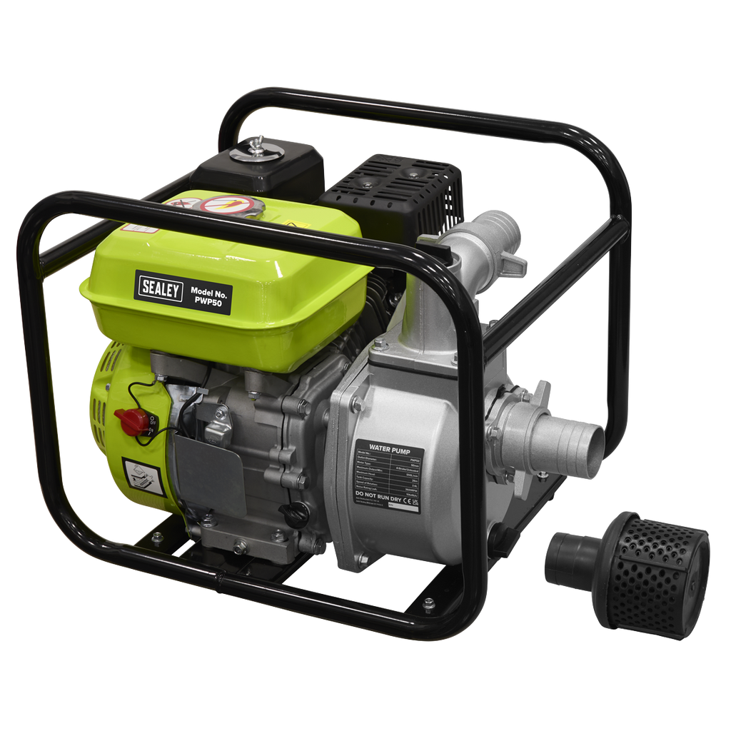 Petrol Powered Water Pump 50mm 6.15hp 4-Stroke Engine PWP50
