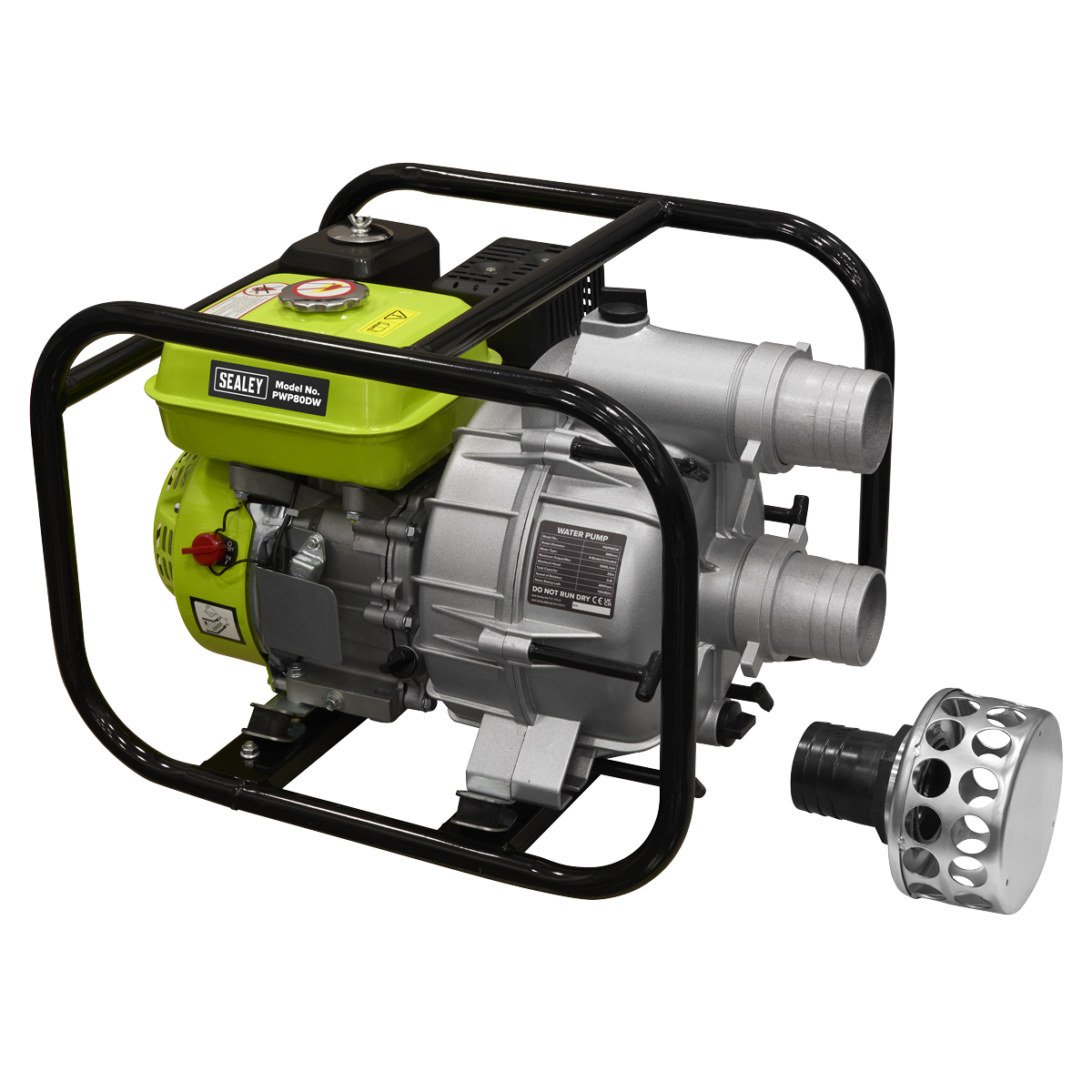 Petrol Powered Dirty Water Pump 80mm 6.15hp 4-Stroke Engine PWP80DW