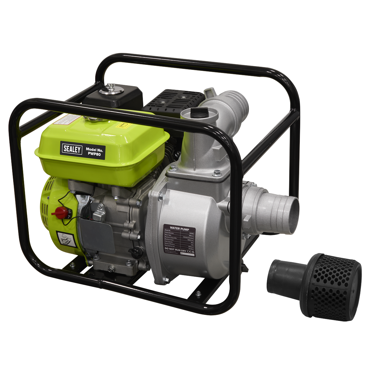 Petrol Powered Water Pump 80mm 6.15hp 4-Stroke Engine PWP80