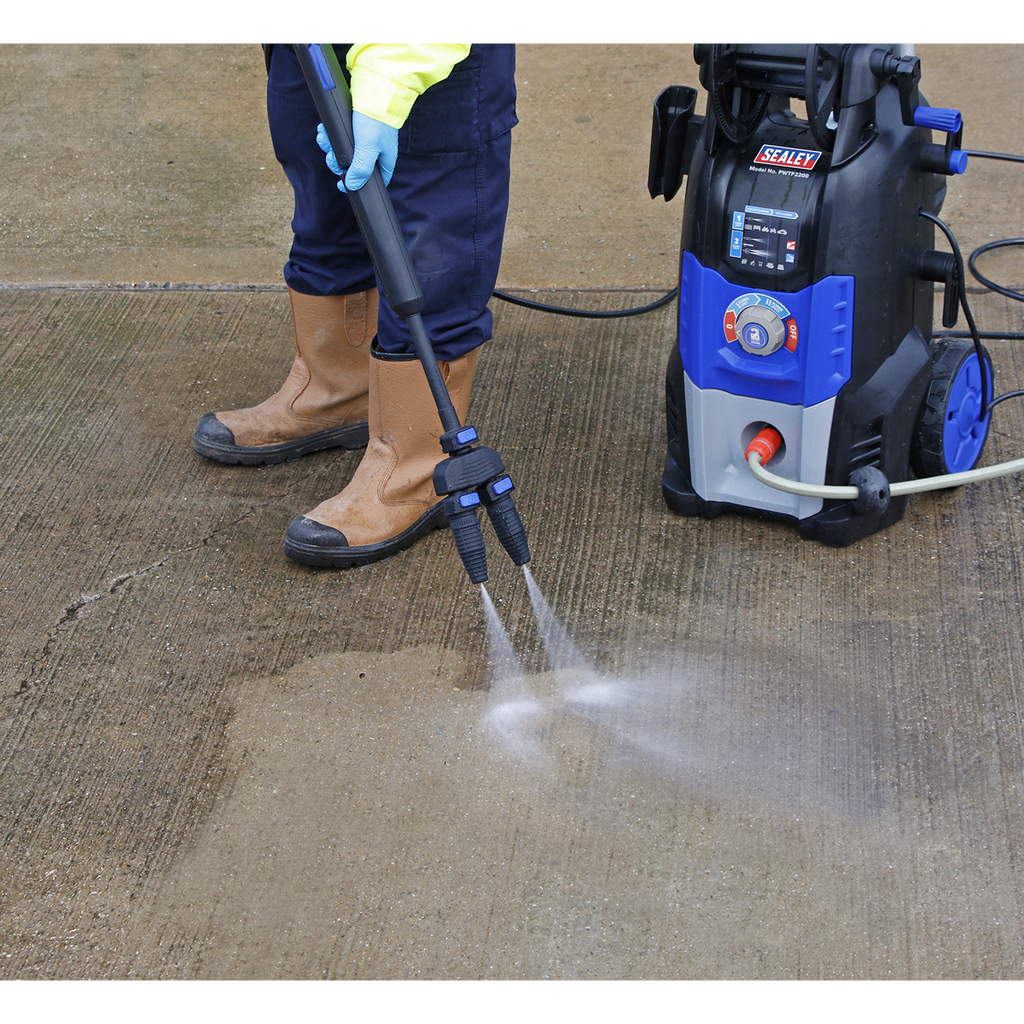 Twin Pump Pressure Washer with TSS & Rotablast® Nozzle 150bar 2500W/230V PWTF2200