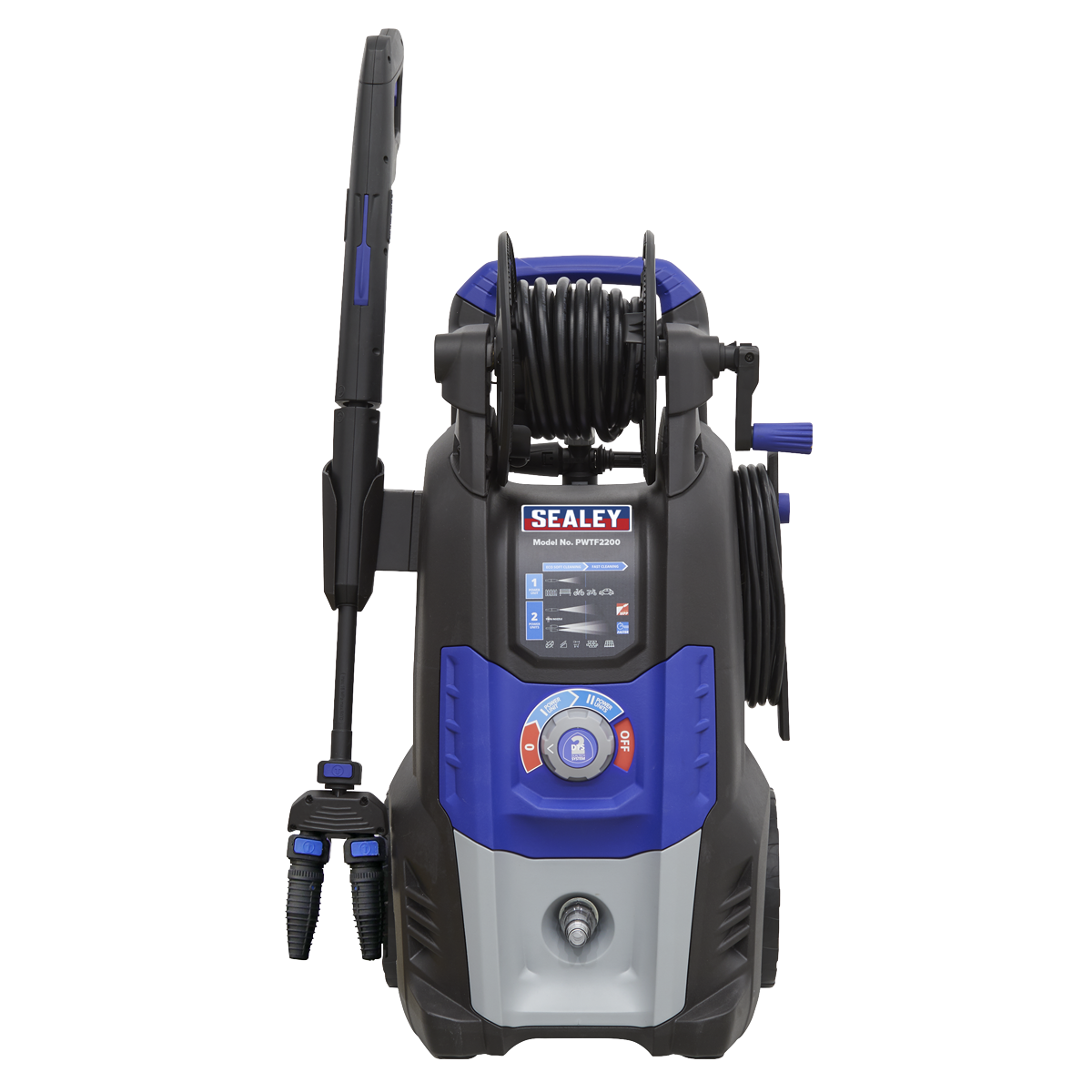 Twin Pump Pressure Washer with TSS & Rotablast® Nozzle 150bar 2500W/230V PWTF2200
