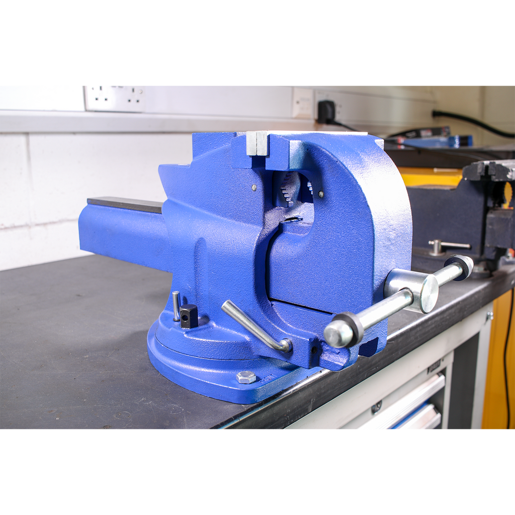 Quick Action Cast Iron Vice with Swivel Base 150mm QAV150