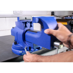 Quick Action Cast Iron Vice with Swivel Base 150mm QAV150