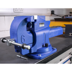 Quick Action Cast Iron Vice with Swivel Base 150mm QAV150