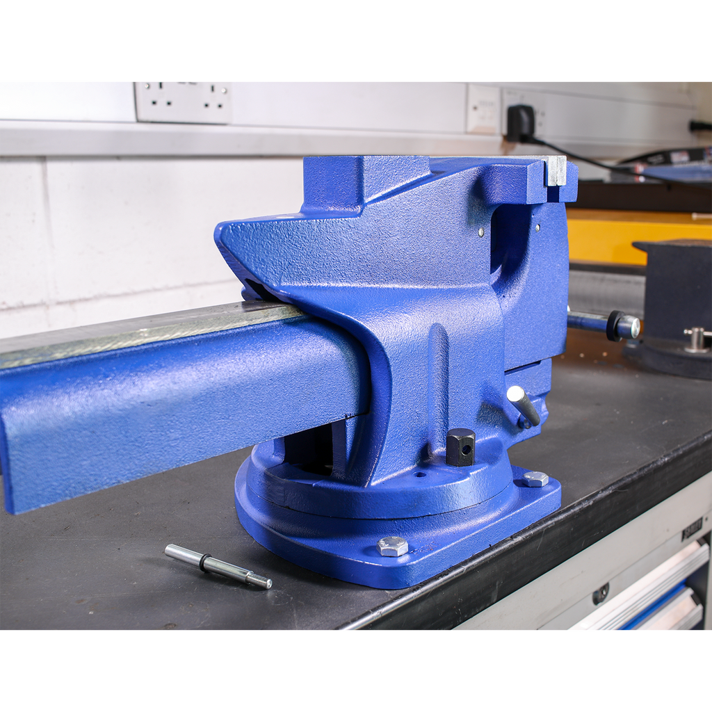 Quick Action Cast Iron Vice with Swivel Base 150mm QAV150