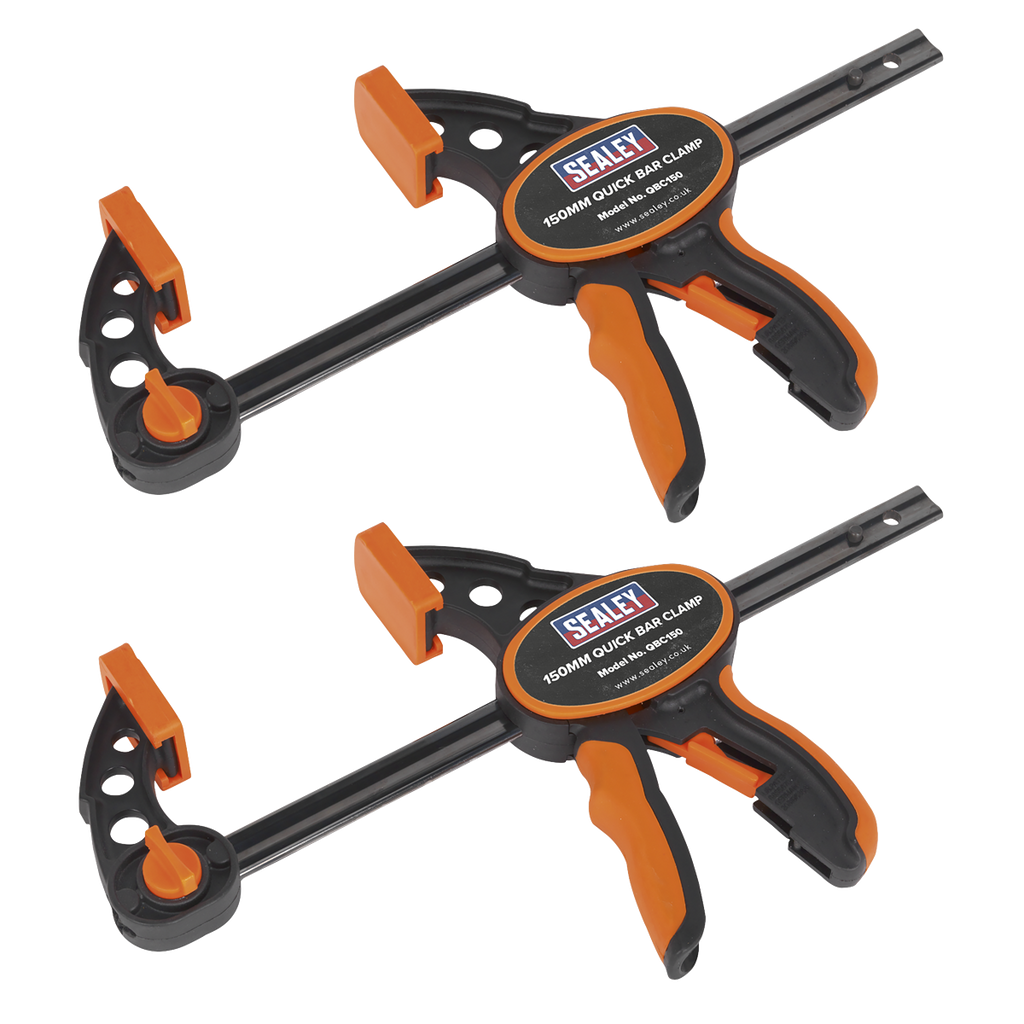 Quick Bar Clamp Set 150mm 2pc QBC1502