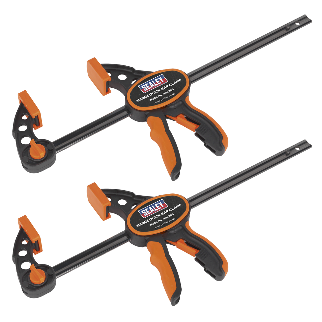 Quick Bar Clamp Set 300mm 2pc QBC3002