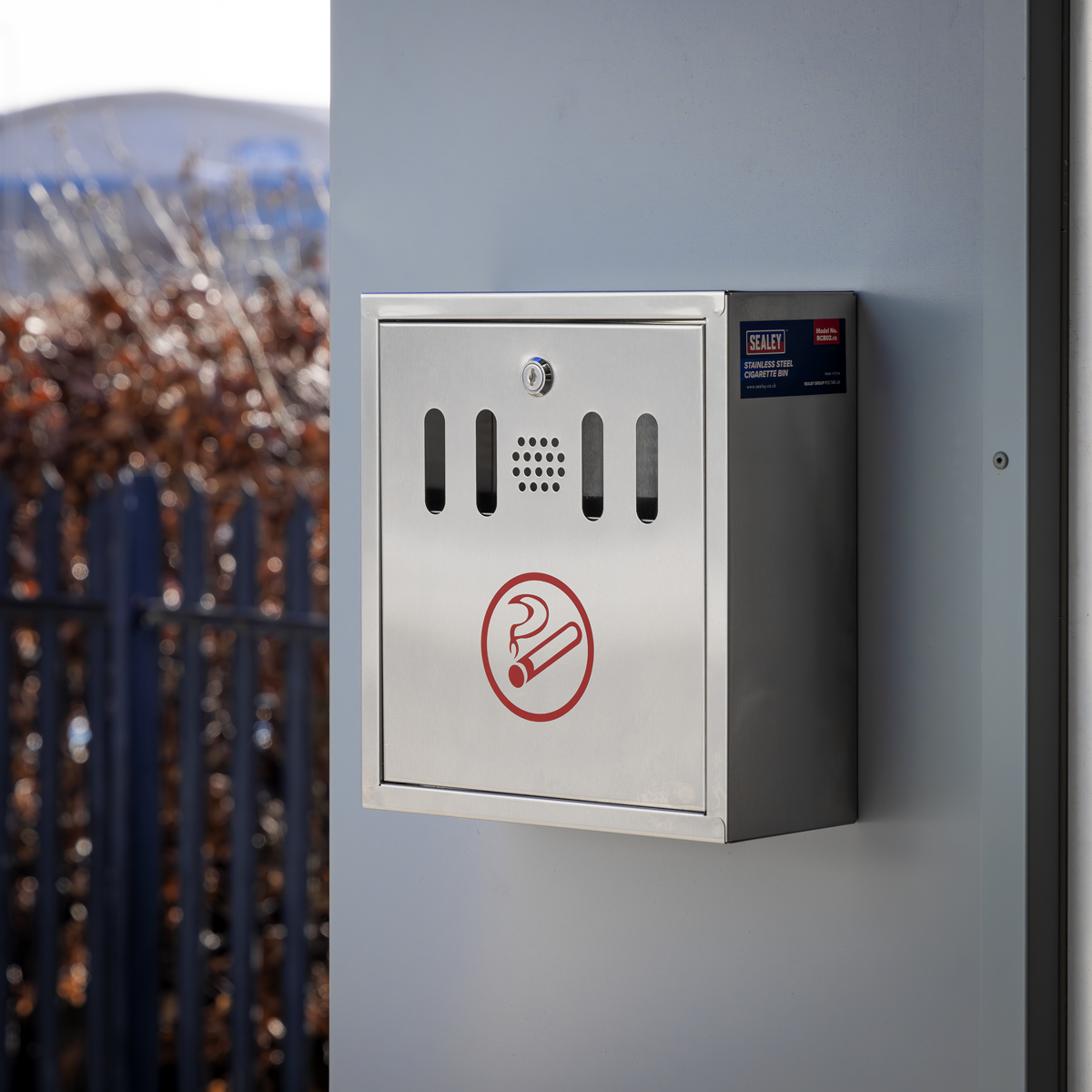 Cigarette Bin Stainless Steel RCB02