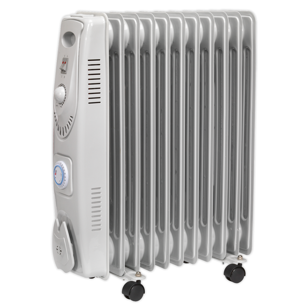 11-Element Oil Filled Radiator with Timer 2500W/230V RD2500T