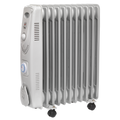 11-Element Oil Filled Radiator with Timer 2500W/230V RD2500T